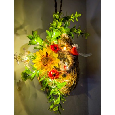 Bird Nest with Mix Flower MS05