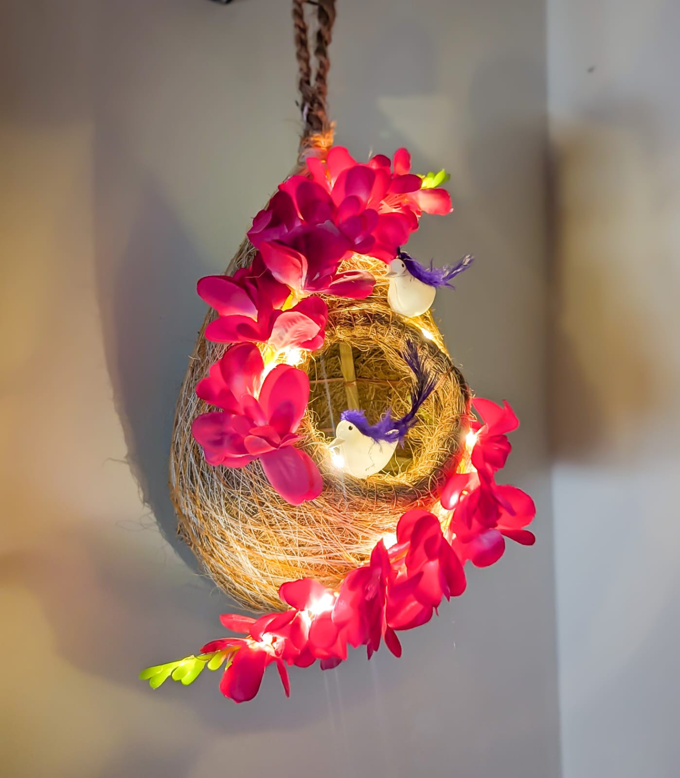 Bird Nest with Orchid Flower MSR02