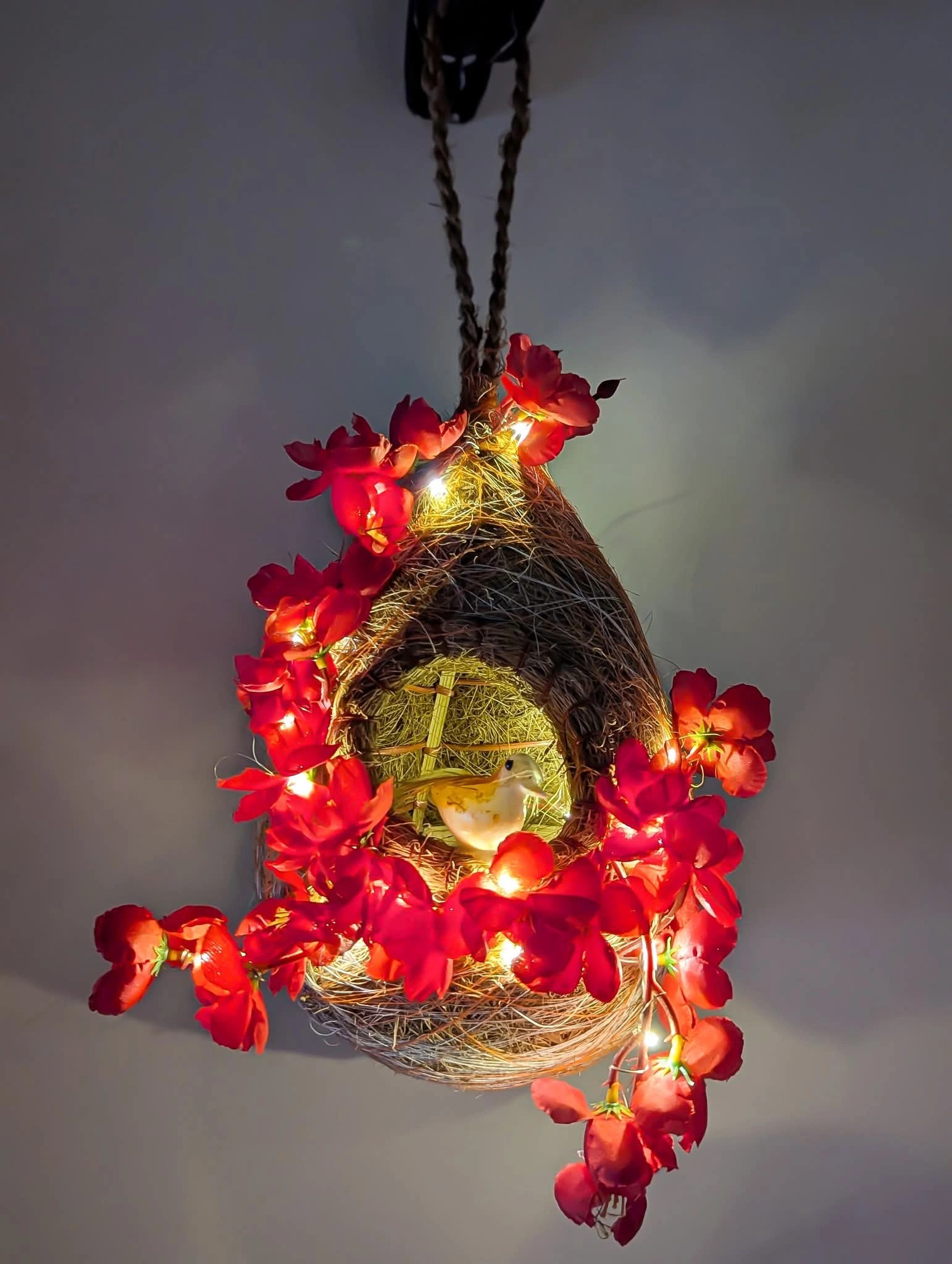 Bird Nest with Sheuli Flower MSR02