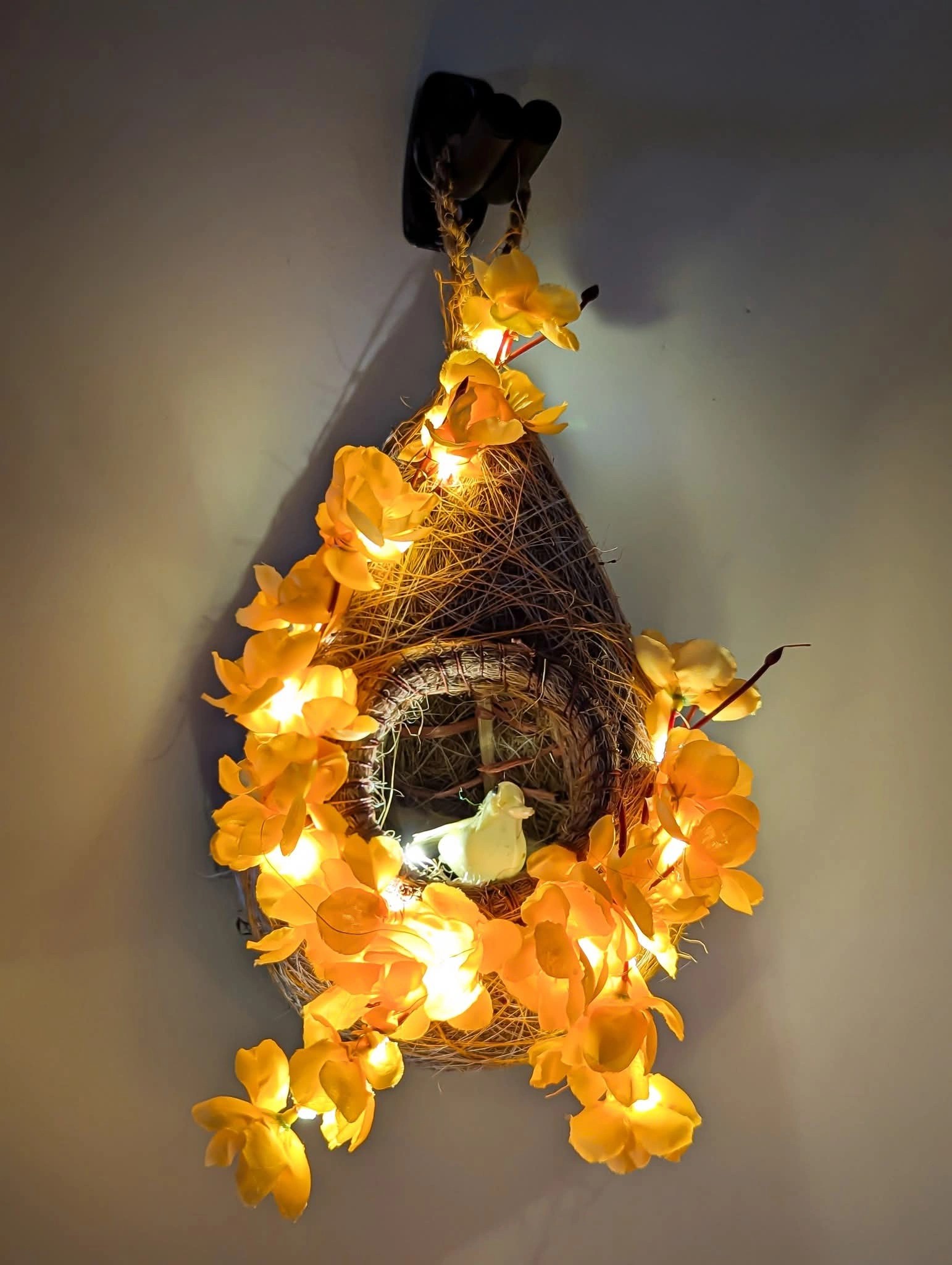 Bird Nest with Sheuli Flower MSY02