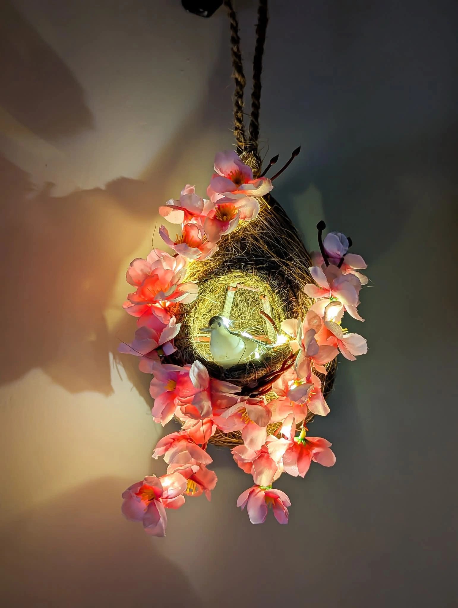 Bird Nest with Sheuli Flower MSP02