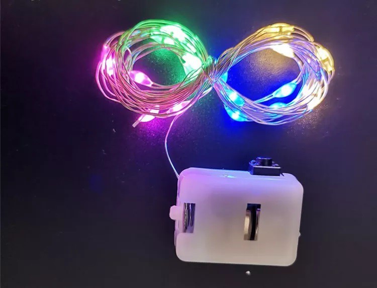 String LED Light 8 Feet Multi