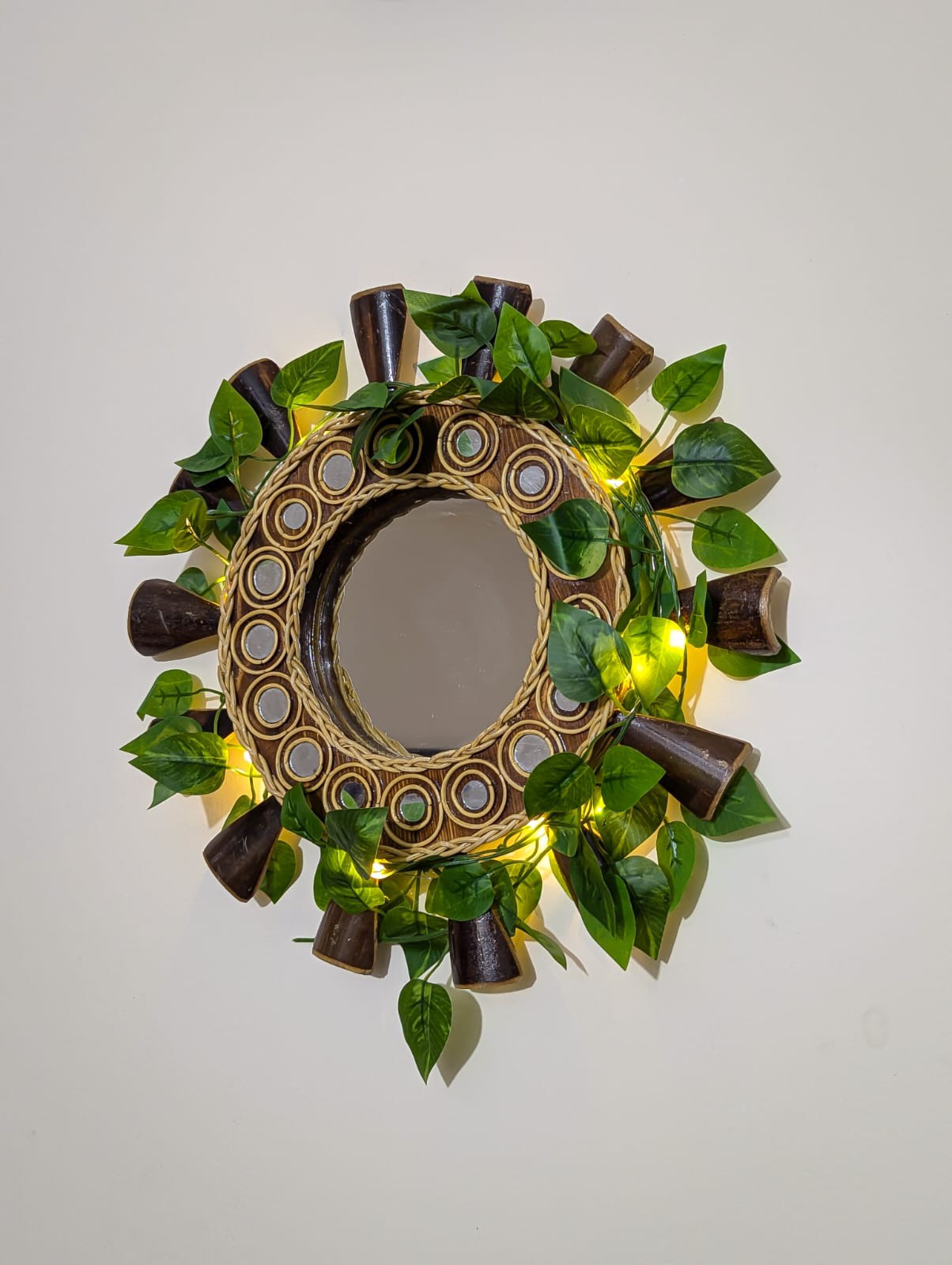 Bamboo Mirror 14 Inches