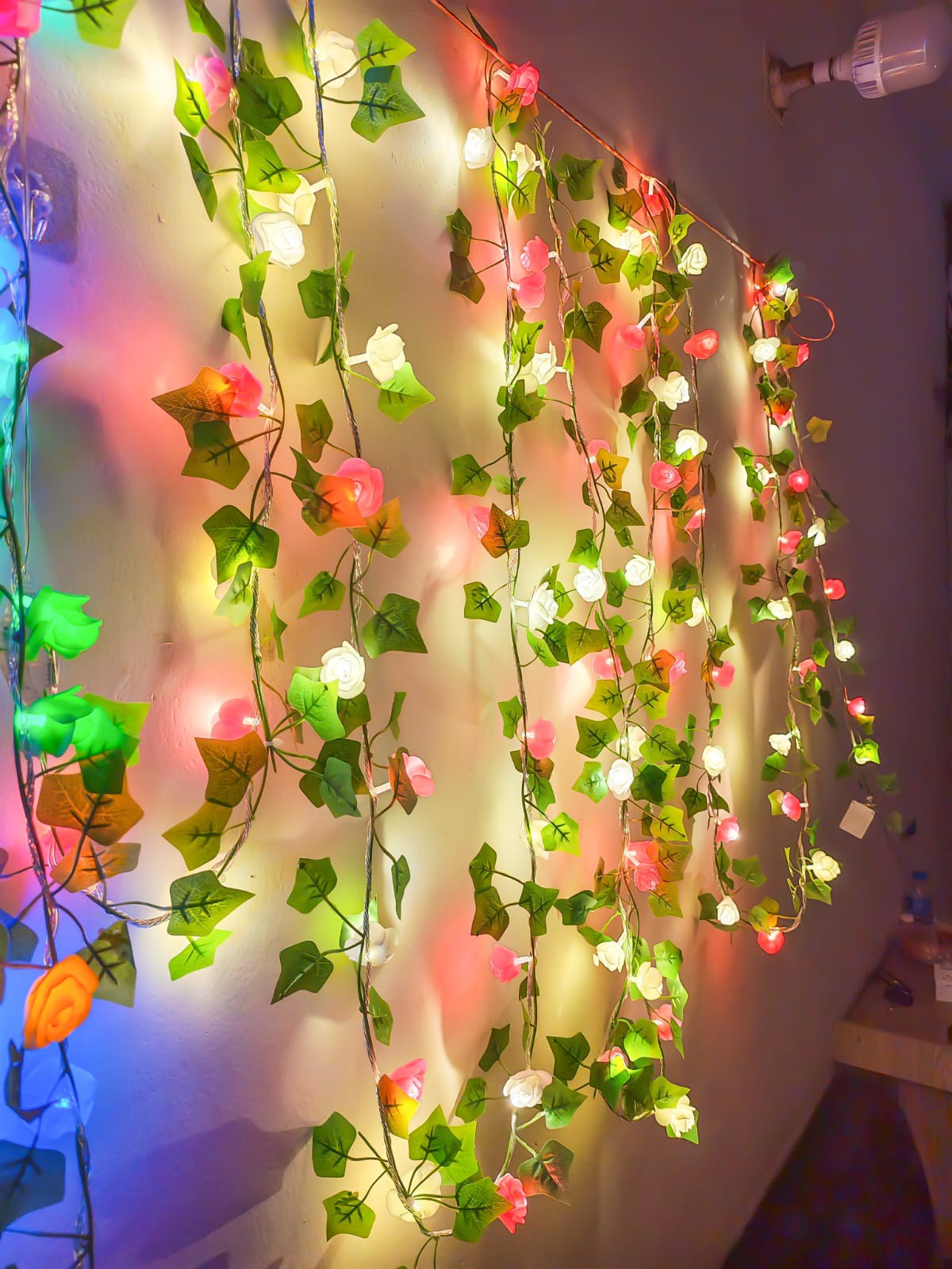Rose Fairy Leaf LED Light