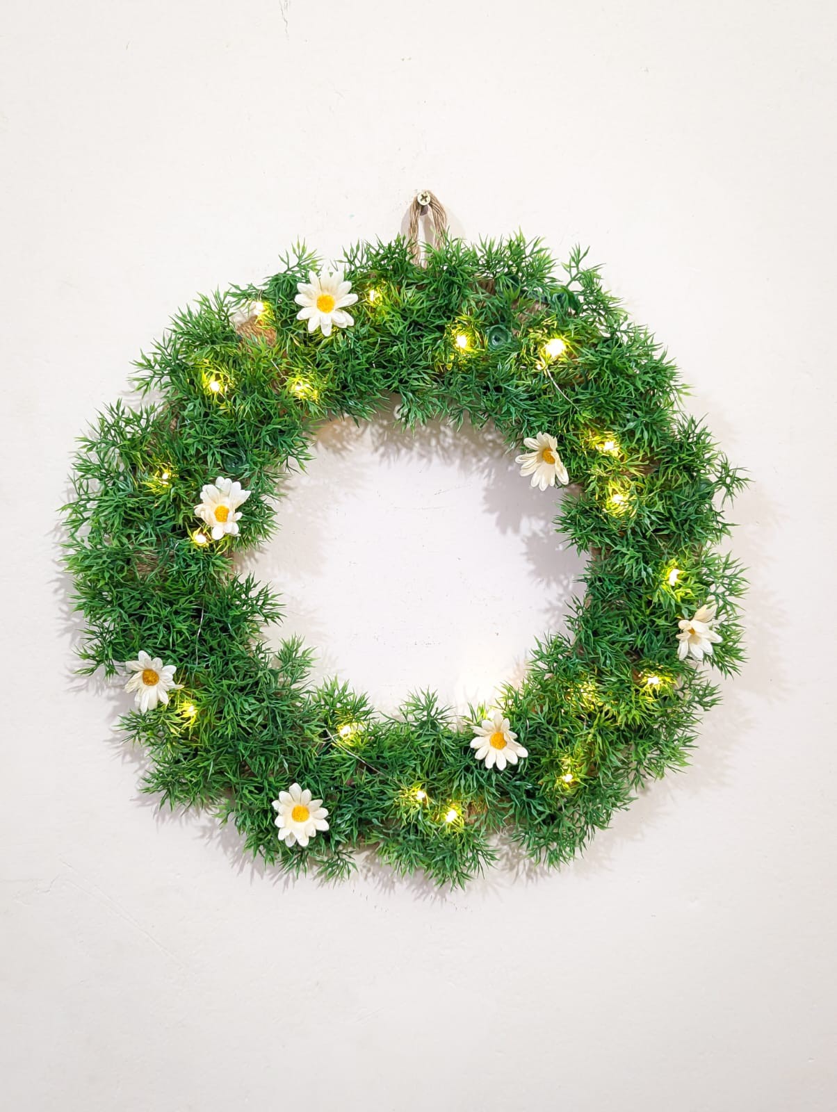 Handcrafted Jute Macramé Bonsai Wreath