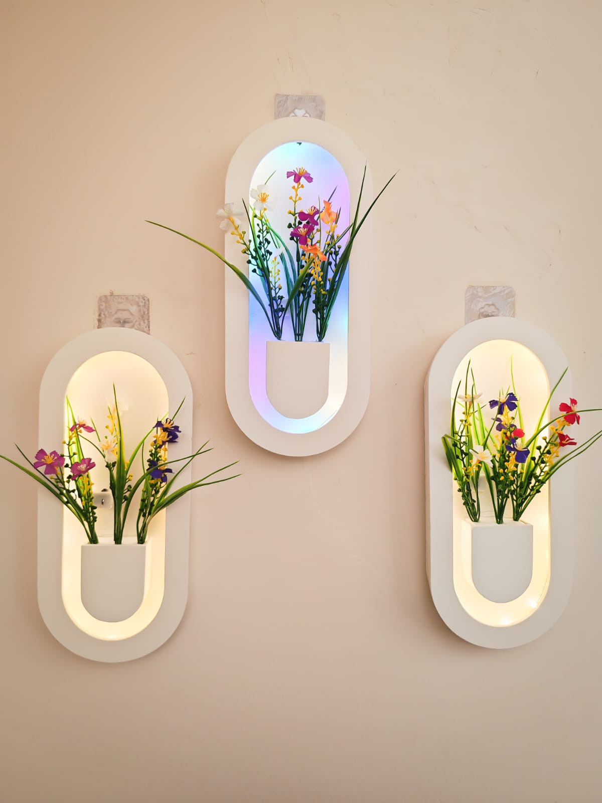 Capsule Glow Vase Gash Flower 3pcs Combo