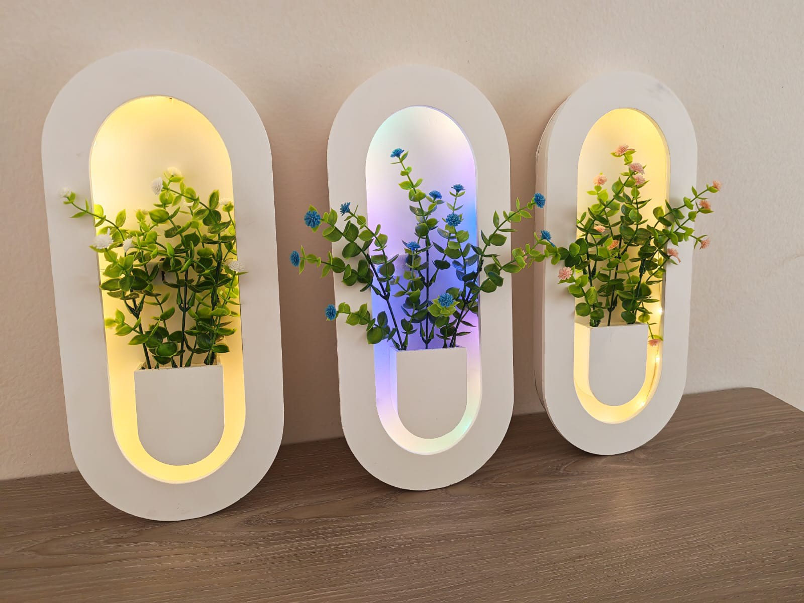 2pcs Golden 1pcs Multi Capsule Glow Vase Combo